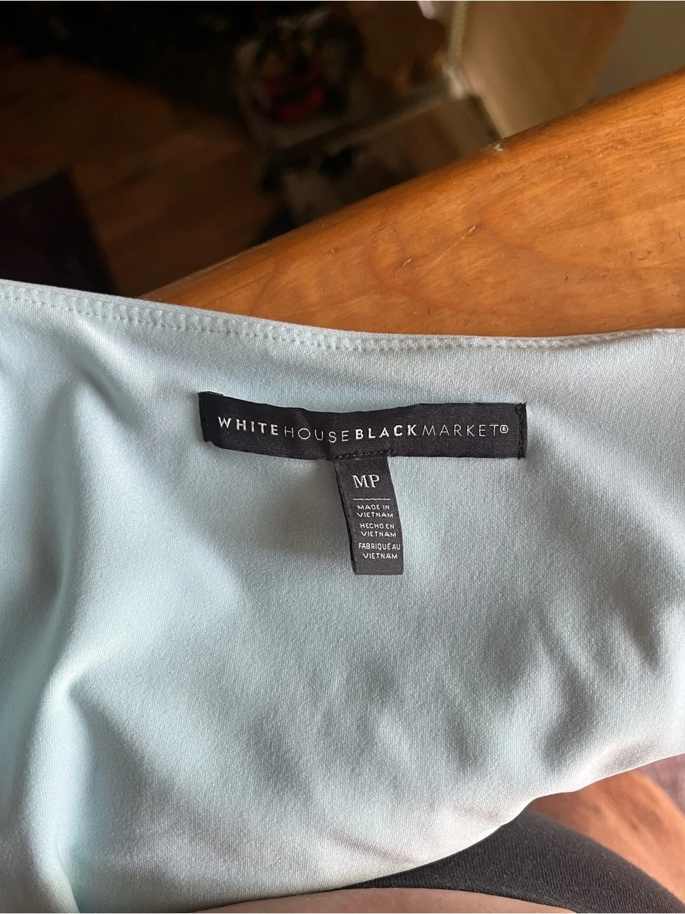 White House Black Market Pale Blue pantsuit